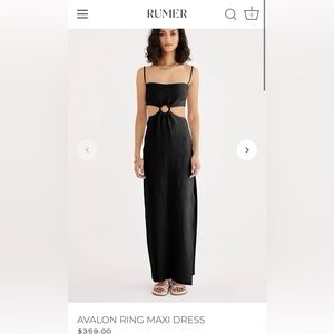 RUMER BRAND NEW WITH TAGS WOMENS MAXI DRESS